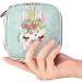 Portable Lama Floral Crown Menstrual Bag | Stylish Binding Storage for Teens & Women - Buy Online on GoSupps.com