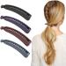 CPJJ 4 Pieces Large Banana Hair Clips For Women Hair Clips For Fine Hair Ponytail Holder Banana Clips For Fine Thick Hair
