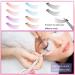 EVERMARKET Colored Lash Clusters 14mm Individual Lashes - DIY Eyelash Extensions - 5 Colors Eye Lashes - Premade Fans - Mixed Colors False Eyelash Extensions - Buy Online on GoSupps.com