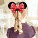 4Pcs Mouse Ears Sequin Velvet Hair Scrunchies - Cute Sparkle Bow Hair Accessories for Women and Girls - Buy Online on GoSupps.com