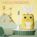 ELOTAME Kids U-Shaped Electric Toothbrush with 4 Cartoon Heads | Sonic Toothbrush for Age 8-15 | Toddler Toothbrush with Travel Case - Yellow Smiley Face - Buy Online on GoSupps.com
