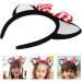 DEARMAMY Cat Ears Headband Bowknot Hairband Animal Dress up Hair Hoop Halloween Cosplay Costume Women Girls Hair Accessories - Buy Online on GoSupps.com