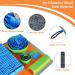 Vivifying Snuffle Mat for Dogs - Interactive Feeding Game for Mental Stimulation and Natural Foraging Skills | Slow Eating Mat in Blue/Green/Orange - Buy Online on GoSupps.com
