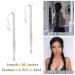 BARSDAR 66cm 2PCS Long Braided Ponytail Extensions - Soft Synthetic Hair in Ash Platinum Blonde | DIY Hair Extensions for Women - Buy Online on GoSupps.com