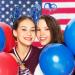 Patriotic Pom Pom Headband Set for 4th of July Celebration - 12 pcs Blue Headbands for Women, Girls, and Boys - Buy Online on GoSupps.com
