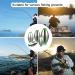 Yaclonq 50-Piece Removable Sink Fishing Lead Set - Versatile 2g/3g/4g/5g/8g/10g/15g/20g for Sea & Freshwater Fishing - Includes 100 Plugs for Outdoor Sports - Buy Online on GoSupps.com