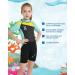 DIVE & SAIL Kids 2.5mm Warm Wetsuit One Piece UV Protection Shorty Suit Green XL - Buy Online on GoSupps.com