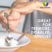 Mars Wellness White Plate Guard Fits 7.5-11.75 Inch Plates Prevent Spills Microwave/Dishwasher Safe Ideal for Disabled, Elderly, and Handicapped Pack of 1 - Buy Online on GoSupps.com