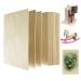 MUXGOA 20 Pack Basswood Sheets Thin Balsa Wood Sheets for Craft Laser Wood Burning Wooden DIY Ornaments Unfinished Plywood Sheets can be Cut & Painted to Desired Shape(150x100x2mm)