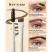 Dual-Ended Angled Eyebrow Brush - Define Eyebrows & Eyeliner with Spoolie - D108 | International Shipping Available - Buy Online on GoSupps.com