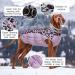 Kuoser Warm Dog Jacket | Reflective Windproof Coat for Small & Large Dogs | Stylish Purple Winter Coat - Buy Online on GoSupps.com