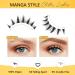 Shop Lankiz Manga Cluster Eyelashes - Brown Individual Lashes for DIY Eyelash Extensions | Natural Manga-Style Fake Lashes - Buy Online on GoSupps.com