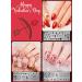 Kalolary 9Pcs Valentine's Day Nail Art Stamping Plates Set - Flower, Unicorn, High Heel, Heart Images | Includes Stamper, Scraper, Storage Bag | Manicure Stencils Tools - Buy Online on GoSupps.com