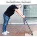 Quad Cane for Elderly Retractable Adjustable Carbon Fiber Cane Lightweight Portable Walking Stick Walking Cane for Hiking Men Women Star of Light - Buy Online on GoSupps.com