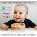 Bubba Bear Baby Bamboo Suction Bowl Plate & Spoon Set - Toddler Feeding Guide Included - Buy Online on GoSupps.com