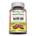 Amazing Omega Krill Oil with Omega 3s EPA, DHA Phospholipids and Astaxanthin 1000mg per Serving 120 softgels (Non-GMO,Gluten Free) - Supports Heart, Joint & Brain Health