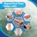 LW3 Wool Felt Medial/Lateral Heel Pads by Hapad Inc - 1 Pair - Buy Online on GoSupps.com