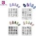 KADS Nail Art Stamping Plates - 4pcs Pattern Stamp Templates for Salon Designs - Buy Online on GoSupps.com