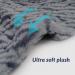 Pasonio Full Weighted Heating Pad - Back, Neck, Shoulder Pain Relief - Auto Shut Off - 12x24 Extra Large - Grey Blue - Buy Online on GoSupps.com