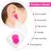 Soft Reusable Silicone Ear Plugs - 21 Pairs for Sleeping, Swimming, Concerts - 32dB NRR - Noise Cancelling, Sound Blocking - with Case (White/Blue/Rose Red) - Buy Online on GoSupps.com