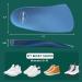 Plantar Fasciitis Heel Inserts - Welnove Arch Support Cushions for Foot Pain Relief Anti-Slip Orthotic Insoles for Flat Feet & Heel Spurs - Women s Size 6-10 Blue - Buy Online on GoSupps.com