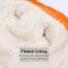 Buy Waterproof Dog Jacket - Fleece Lined Winter Coat for Dogs | Warm & Stylish | Autumn Orange Size L - Buy Online on GoSupps.com
