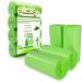 Compostable garbage bags organic waste bag 50l 60 counts thick organic bag waste for household/garden waste in kitchen/office (green) 50 liters (60 pieces)