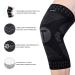 Teylam Kniebandage Set for Men & Women - Medical Compression Knee Brace for Meniscal Tear Arthritis ACL Support - Ideal for Basketball Volleyball Yoga & Running - Durable Black Design - Buy Online on GoSupps.com