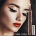 Double Edge Lower Lash | Waterproof Liquid Liner Pencil Three Colours Choices Eyeliner Pencil for Makeup Beginners Liquid Pencil with Bifurcated Brush Head Pochy Brown Coffee - Buy Online on GoSupps.com