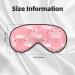 Summer Flamingo Palm Leaves Eye Mask Comfortable Sleep Aid for Deep Sleep Yoga Travel & Meditation 1 Count - Buy Online on GoSupps.com