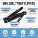 Premium Stainless Steel Nail Clipper Set - Effortless Fingernail & Toenail Cutter with File - Sharp & Durable - International Shipping Available - Buy Online on GoSupps.com
