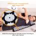 LyfeFocus Acupressure Mat & Pillow Set with Travel Bag - Pain Relief & Stress Reduction - Ideal Wellbeing Gift - Black & White - Buy Online on GoSupps.com