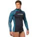 Cressi Adult Camouflage Hooded Rash Guard - Neoprene Padded Chest | Cobia 3X-Large Blue Hunter - Buy Online on GoSupps.com