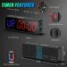 SLEVIO Portable Gym Timer with Powerful Magnet - Large LED Digital Display for Home Gym - Upgraded Workout Timer for Fitness - Black - Buy Online on GoSupps.com