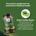 Pure Green Coffee Bean Extract - 800mg Caffeine Energy Pills for Brain Health & Immune Support | 50% Antioxidant Nutritional Supplements with Brain Vitamins - Buy Online on GoSupps.com