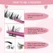 Lash Clusters 72 Pcs Cluster Lashes Manga Lashes Little Devil Eyelash Clusters Individual Cluster Eyelashes Self-Application Super Thin Band Reusable Soft & Comfortable(Dazzle-D-8-16mix) 8-16 mix Dazzle - Buy Online on GoSupps.com