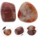 FRCOLOR 2pcs Irregular Agate Stone Crystal Decor - Healing Moss Stones for Yoga & Mindfulness - Natural Sardonyx Pebble Palm Stones - 4.00x3.00x1.50 CM - Buy Online on GoSupps.com
