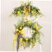 Alipis 2pcs Simulation Flower Door Hanging Garland Eucalyptus Plant Household Lemon Adorn Wall Hanging Yellowx2pcs 60x30cmx2pcs - Buy Online on GoSupps.com