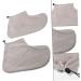 FRCOLOR 1 Pair Wax Therapy Warm Foot Cover Wax Work Cotton Mittens Fir Paraffin Wax Gloves Foot Skin Care Paraffin Wax Bath Liners Paraffin Wax Booties Feet Care Skull Stationary Spa Plush 28X20X0.9CM Grey - Buy Online on GoSupps.com