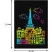 Scratch Art 50 Sheets + 5 Wooden Stylus + 4 Stencils + Pencil Sharpener Browill Arts and Crafts Supplies for Kids  DIY Projects  Black Paper Magic Rainbow Painting Boards 13 X 19 cm - Buy Online on GoSupps.com