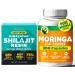 Gya Labs Himalayan Shilajit Resin (1.76 oz) & Moringa Capsules (300 Count)