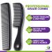 Mars Wellness Professional Comb Set - USA Made Fine Tail Combs for Hair Styling - 4 Piece Set Black - Buy Online on GoSupps.com