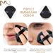 6 Pcs Triangle Powder Puffs Face Soft Triangle Velvet Makeup Powder Puffs Setting Loose Powder Triangle Beauty Make up Puff Triangle Face Powder Puff (Pink&Black) - Buy Online on GoSupps.com