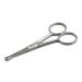 Mont Bleu Ear & Nose Hair Scissors Straight Blades Carbon Steel Made in Italy Straight 4 cm/4"