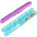Medarchitect PSC Portable Insulin Prefilled Syringe Case for Diabetes - Light Blue Transparent+Solid Purple (2 Count) - Buy Online on GoSupps.com