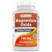 Best Naturals Magnesium Oxide 500mg 360 Tablets - 1 Year Supply - Magnesium for Immune Support Muscle Recovery Leg Cramps Relaxation