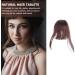 Minkissy Clip in Bangs Human Hair Extensions on Fringe Bangs with Net for Women One Piece Hairpiece Dark Bangs Hair Clip Dark Brown - Buy Online on GoSupps.com