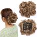 Curly Wavy Drawstring Ponytail Clip in Hair Extensions - Light Brown/Ash Blonde - Buy Online on GoSupps.com
