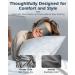Silk Cordless Heated Eye Mask - Washable Warm Compress for Dry Eye Stye Sinus & Eye Fatigue | USB Electric Flaxseed Pad for Men & Women - YZG23440 - Buy Online on GoSupps.com