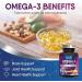 Omega 3 Fish Oil Supplements 2400 mg - Triple Strength Omega3 - EPA & DHA with Essential Fatty Acids - Natural Immune Brain & Heart Health Support - Burpless Lemon Flavor Wild Caught - 180 Softgels 180 Count (Pack of 1) - Buy Online on GoSupps.com